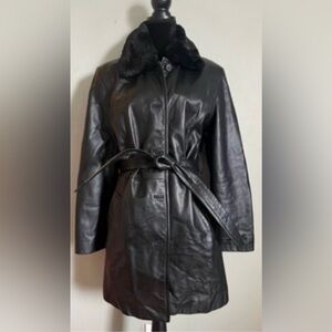 Danier Canada Genuine Leather Coat 🇨🇦